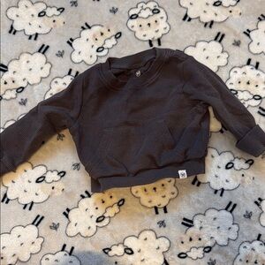 Black Crew Neck Knit Sweater